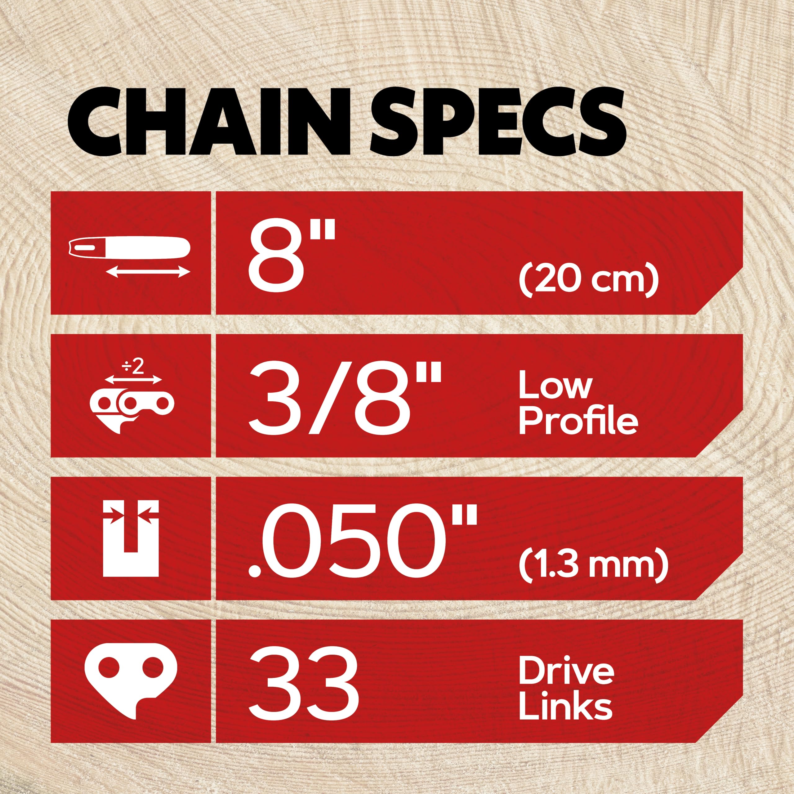 Amazon.com : Oregon 3-Pack Pole Saw Chain 3/8